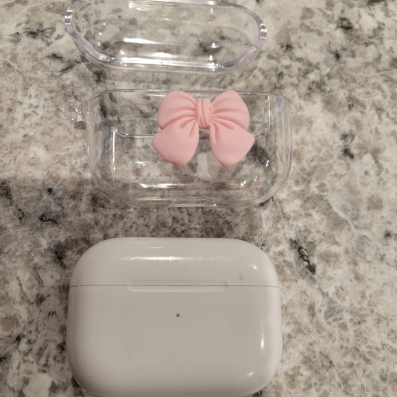 Clear Case Compatible with AirPods Pro,Beautiful Cute Colorful Bow Design - Picture 3 of 5